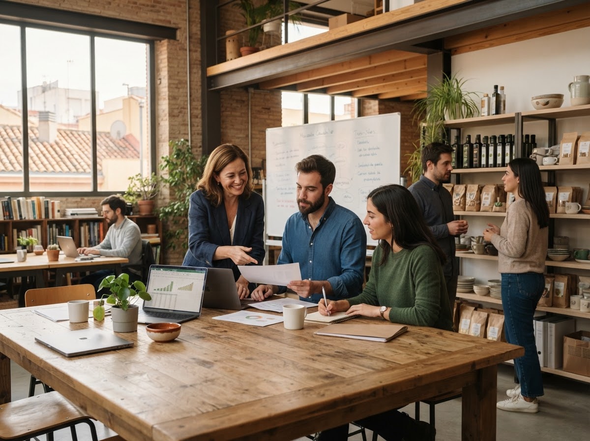 Mercado Caudalio, equipo de análisis financiero trabajando sobre modelos predictivos